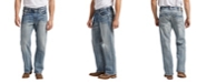 Silver Jeans Co. Men's Gordie Loose Fit Straight Stretch Jeans